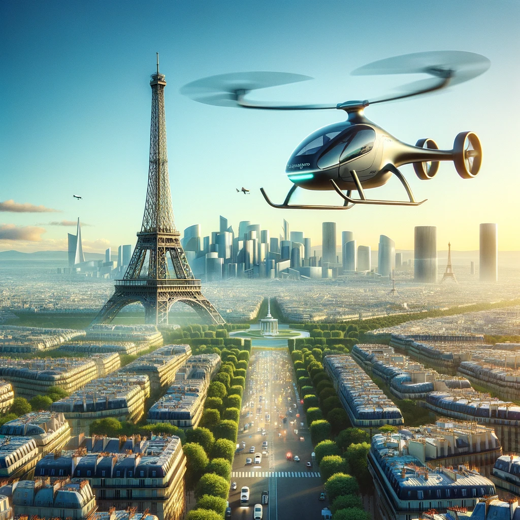 Volocopter Vise Paris avec ses Taxis Volants pour les JO